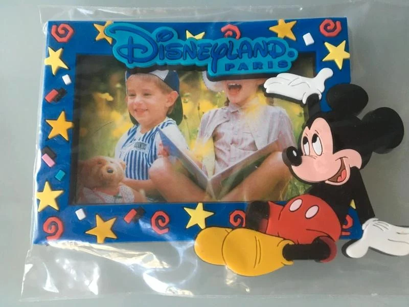 Magnet cadre photo mickey - disney disneyland paris - neuf